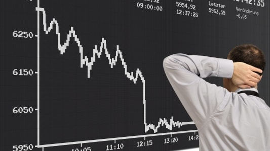 Bourse : chute des cours