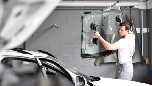 Une rparation de parebrise