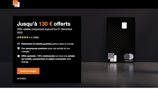 offre flash Orange Bank