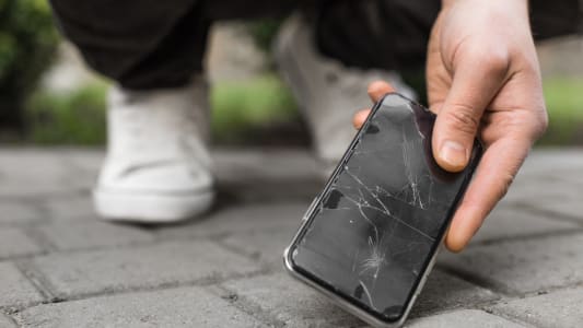 Un tlphone portable cass