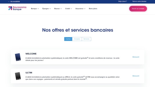 Welcome Ultim Boursorama