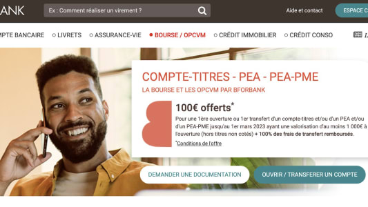 BforBank Offre bourse