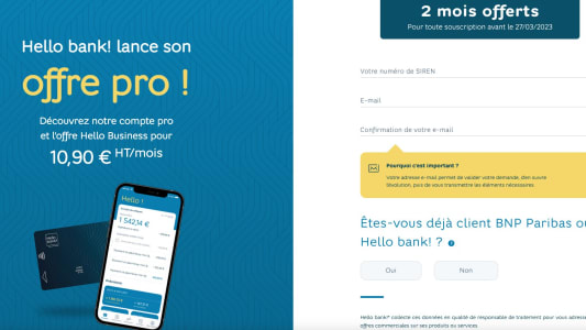 Hello bank! Pro, la banque des professionnels  
