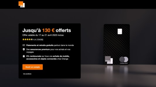 Offre exclusive Orange Bank