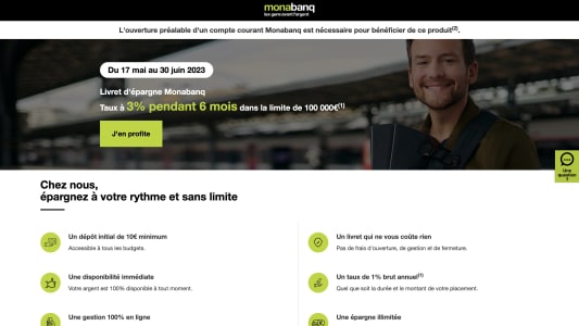 Monabanq livret 3%