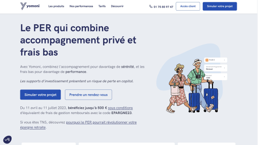 Yomoni PER 500 euros