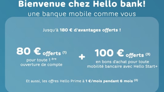 Offre Hello Bank aot 2023