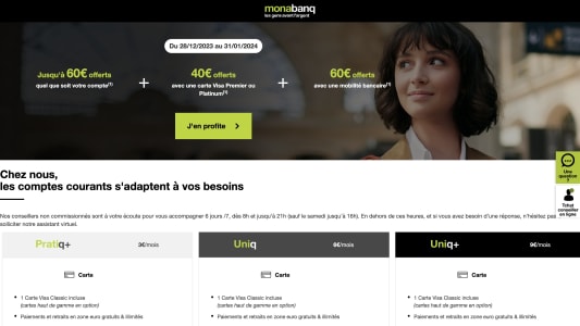 160 euros monabanq