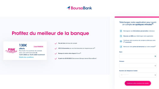 Pink Week-end Bourso