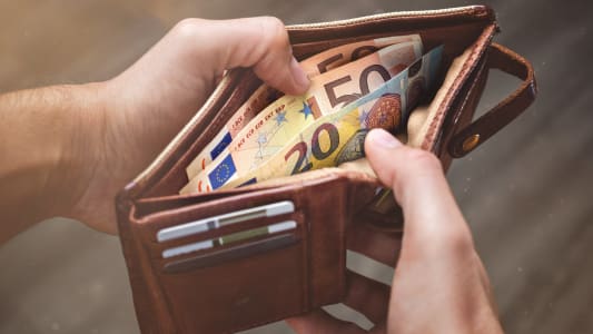 porte feuille argent