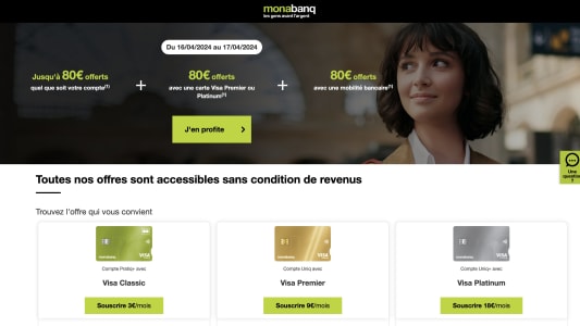 Monabanq 240 euros bonus