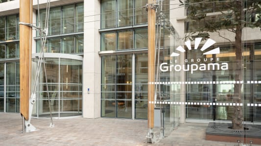 Le siège de Groupama.