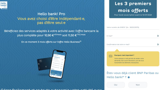 L'offre Hello Business par Hello bank!