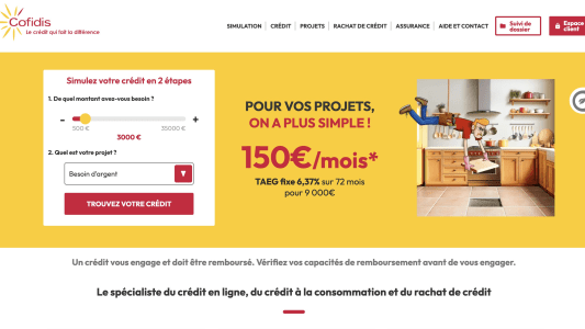 Offre credit conso Cofidis