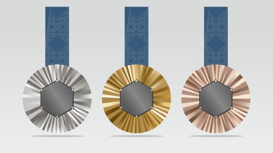 Les mdailles des Jeux olympiques de Paris 2024