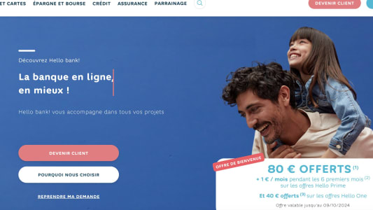 Prêt personnel Hello bank!
