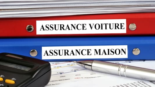 Des dossiers avec inscrit assurance auto ou assurance habitation.