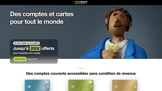 Monabanq 200 euros prime