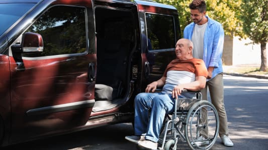 Un transport mdical par taxi