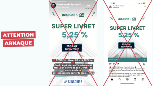 arnaque super livret crdit agricole