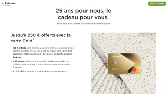 25 ans Fortuneo