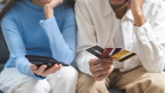 cartes bancaires couple