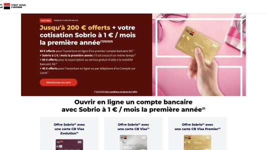 SG 200 euros offerts