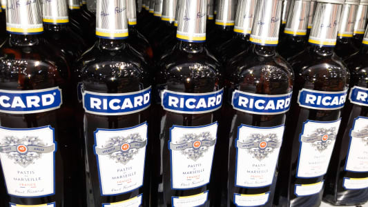 Des bouteilles de Ricard