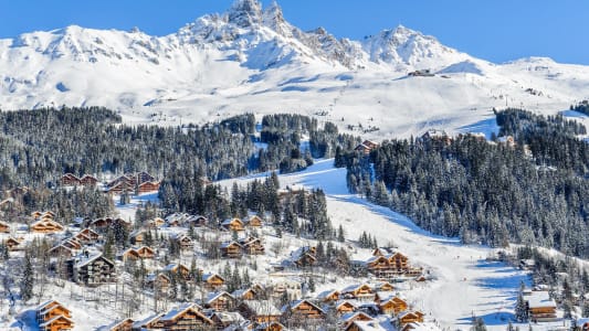 Méribel se classe 14e.