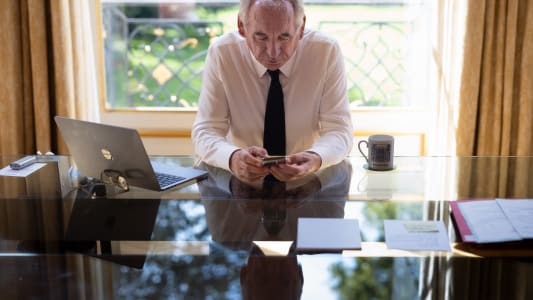 Fran�ois Bayrou � Matignon.