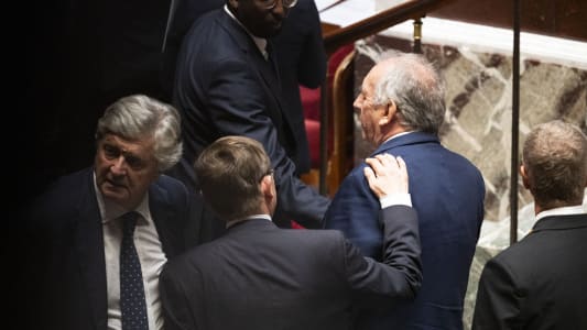 Franois Bayrou pendant le vote de confiance