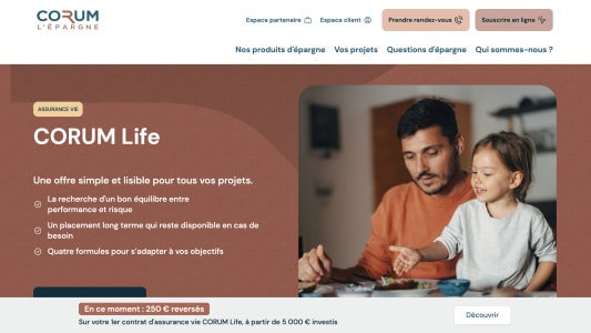Capture du site corum.fr