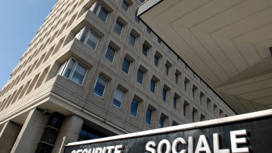 Btiment de la Scurit Sociale  Rennes en Bretagne
