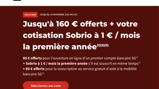 SG Société Générale offre 160 euros
