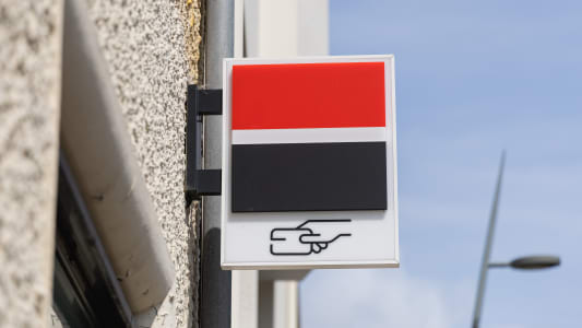 Le logo de marque Soci�t� G�n�rale. Paris, 20 juillet 2025 - France.