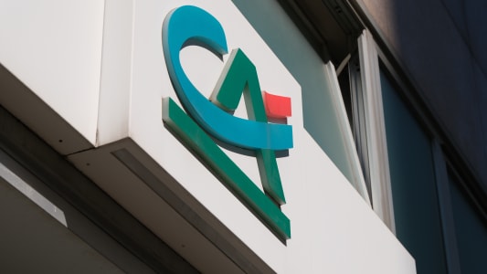 Logo Cr�dit Agricole sur agence