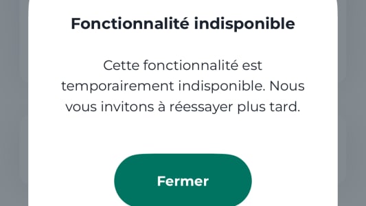 Message d?erreur : fonctionnalit&eacute; de virement temporairement indisponible au Cr&eacute;dit Agricole ce 17 mars