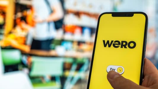 Interface de Paiement Num&eacute;rique Wero App avec l'option 'Payer'
