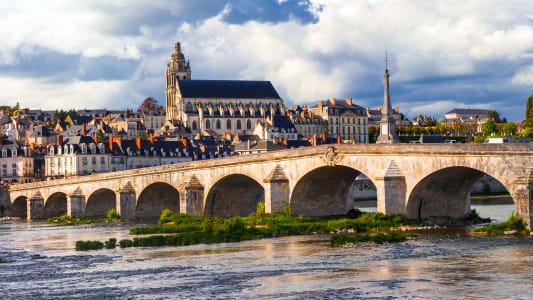 Monuments de France - Ville historique de Blois, c&eacute;l&egrave;bre vall&eacute;e de la Loire