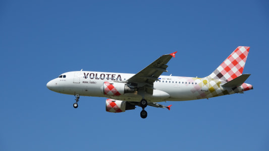 Un avion de la compagnie Volotea