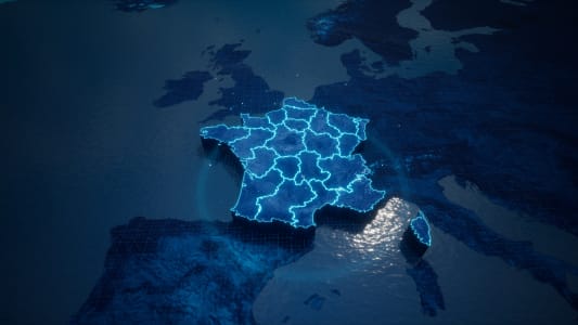 Carte de la France