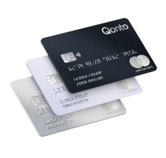 Cartes bancaires de Qonto
