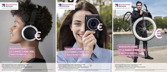 Affiches de Boursorama en 2015