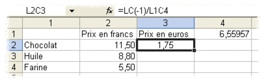 Exemple de feuille en rfrence L1C1
