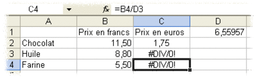Exemple conversion