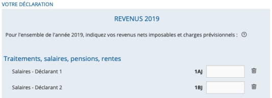 prlvement  la source revenus 2019