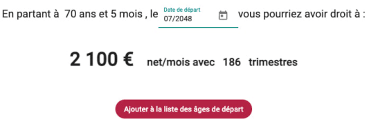 Retraite simulation