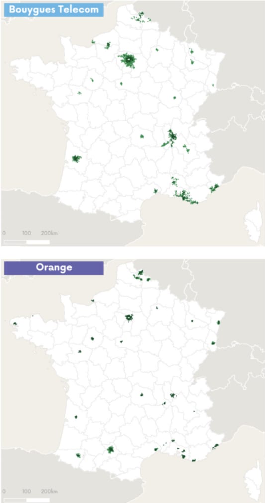 5G en France au 28 fvrier