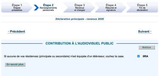 Redevance tl, contribution  l'audiovisuel public