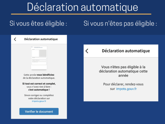 Impts - dclaration automatique